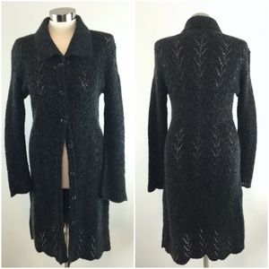 Heart Moon Star Long Cardigan Sweater